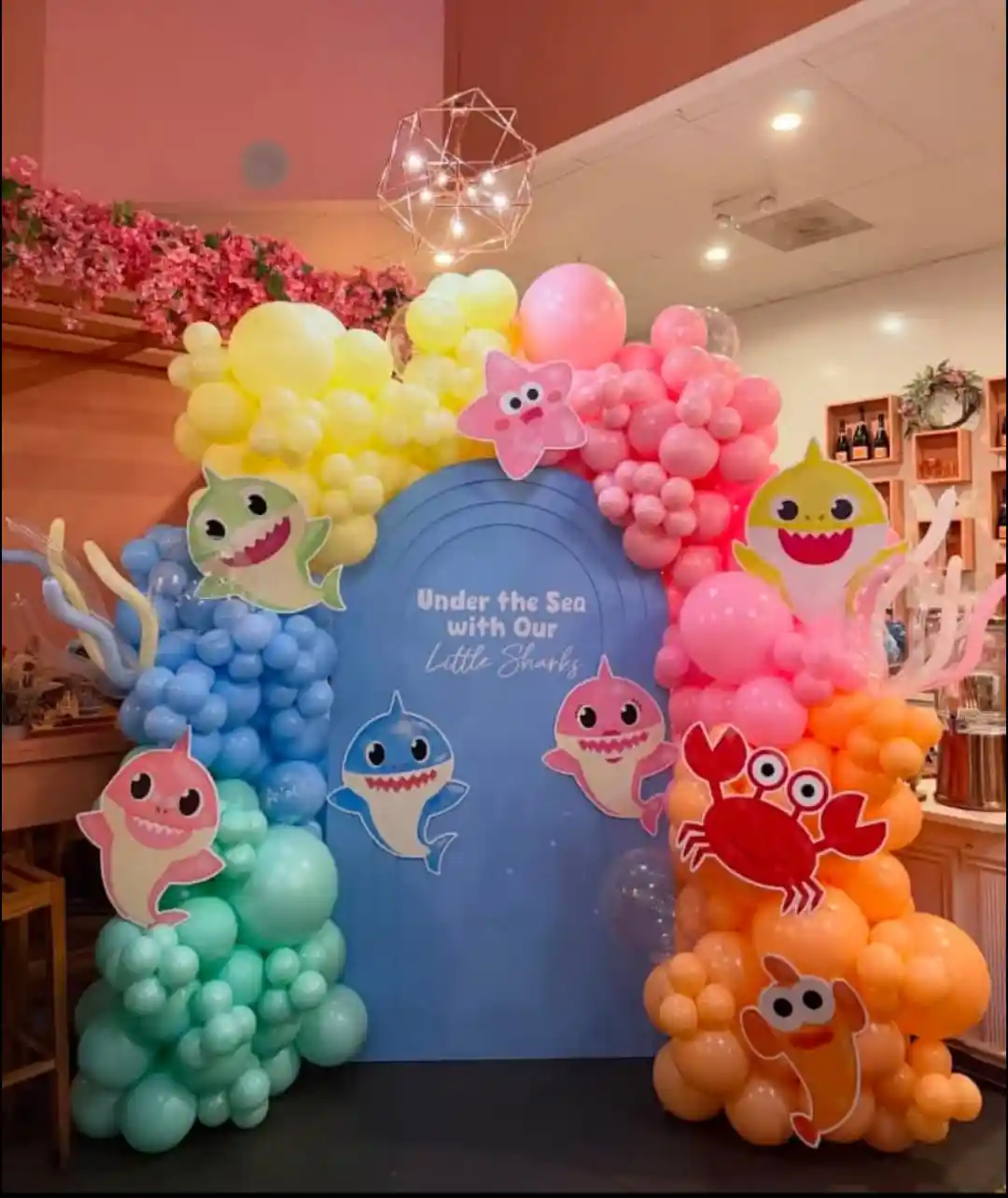 Under the Sea Little Sharks Balloon Wonderland